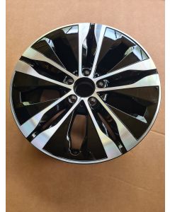 Alu-Felge Hinterachse 9Jx18H2 ET58 18 Zoll, Farbe: 7X23 - schwarz glanzgedreht (Neu) A2064011400