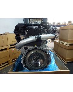 Benzinmotor F213 (kurz gelaufen) 270 kW, max. 29.100 km; mit Hochdruckpumpe, Injektoren, Turbolader AL0092, Schwungrad A2560103404
