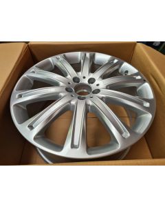 Alu-Felge 10-Speichen-Rad, Farbe: 7X45 - Vanadiumsilber, 8,5Jx20H2 ET53 (Neu) für Vorderachse A2924010200-7X45