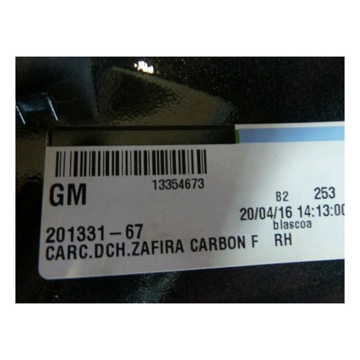 Blende für Außenspiegel (Neuteil), Farbe: Carbon 13354673