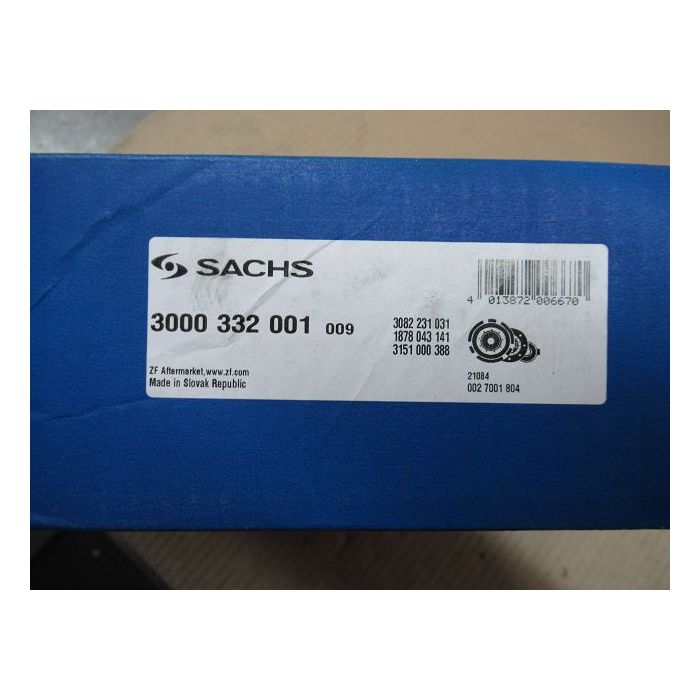 clutch set Sachs (pressure plate 3082231031+ disc 1878043141 + 